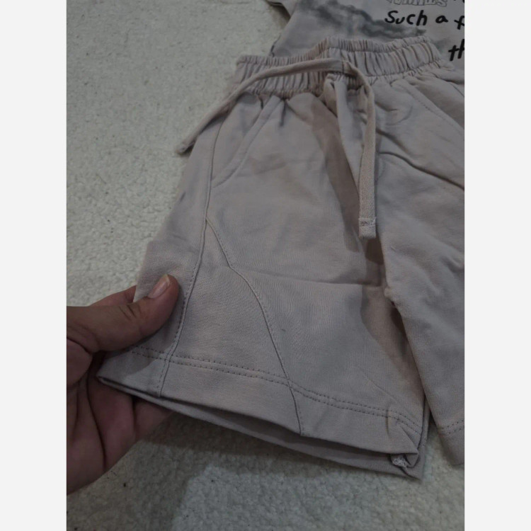 ست تیشرت و شلوارک اسپرت بچگانه سایز 35 تا 50