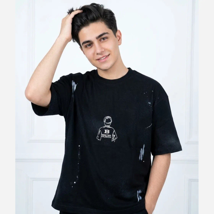 تیشرت لش پنبه ای کد MM351 مناسب نوجوان و بزرگسال زنانه و مردانه