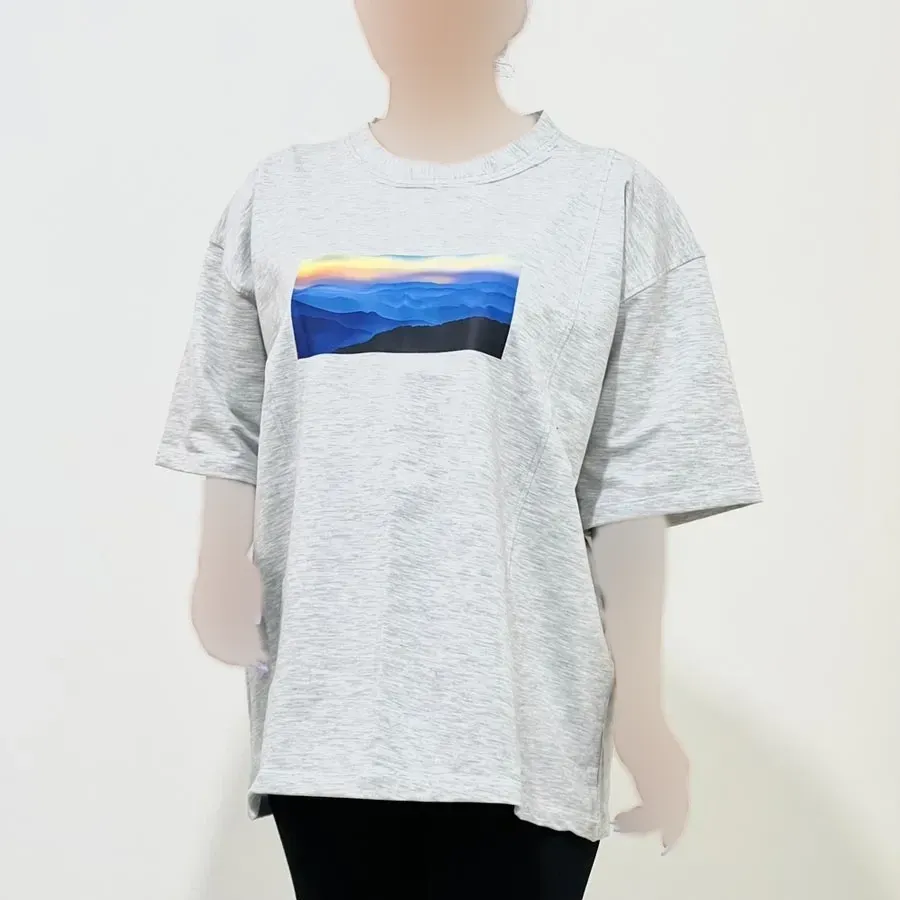 تیشرت باکسی زنانه طرحدار مدل گلکسی کد 1355