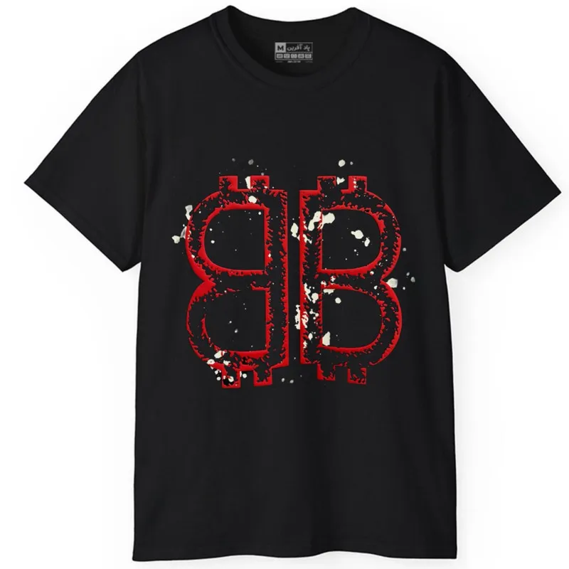 تیشرت آستین کوتاه مردانه مدل کلمه انگلیسی کد 896 جنس نخ و پلی استر