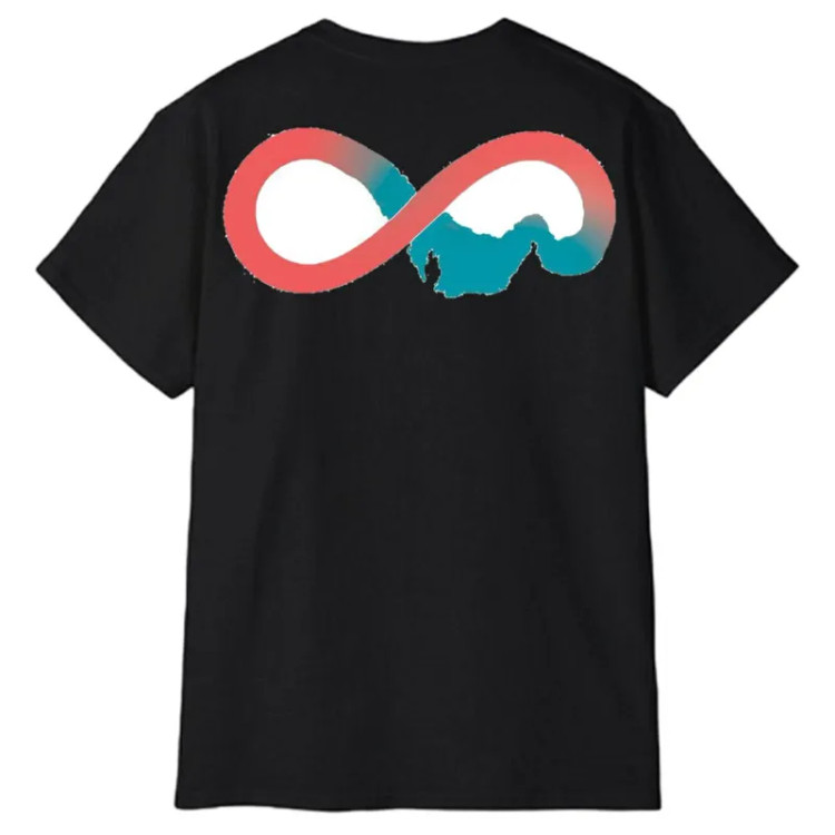 تی شرت آستین کوتاه مردانه پاد آفرین مدل خلیج فارس دورو کد 41 طرح چاپ مقاوم