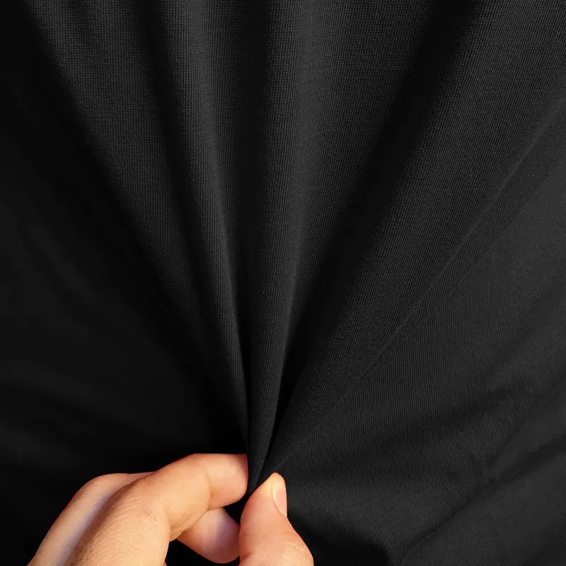 تیشرت کلاه دار مردانه مدل 0040458 رنگ مشکی نخ آستین کوتاه اسپرت روزمره