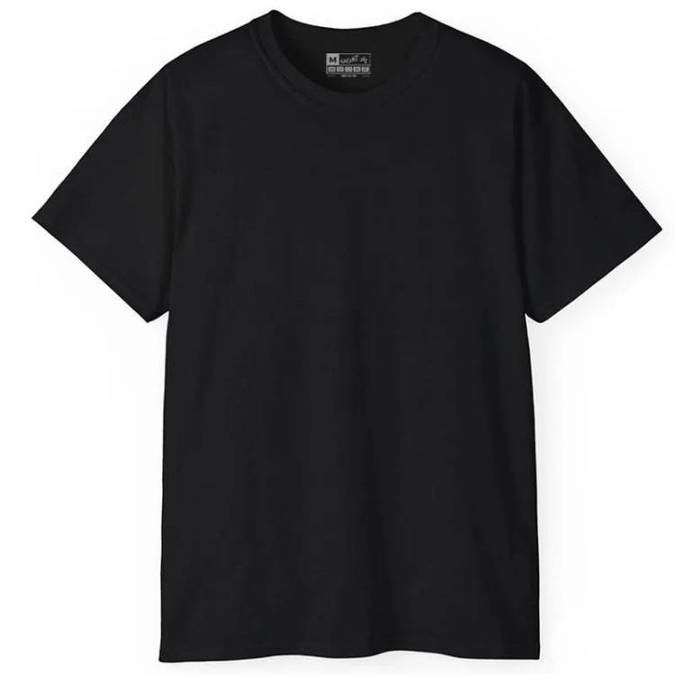تیشرت آستین کوتاه مردانه پاد آفرین مدل گوزن کد 1872 طرح چاپ یقه گرد نخ پلی استر