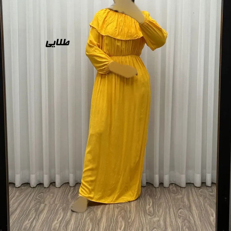 پیراهن ساحلی نخی آستین بلند زنانه و دخترانه فری سایز مدل ملوانی