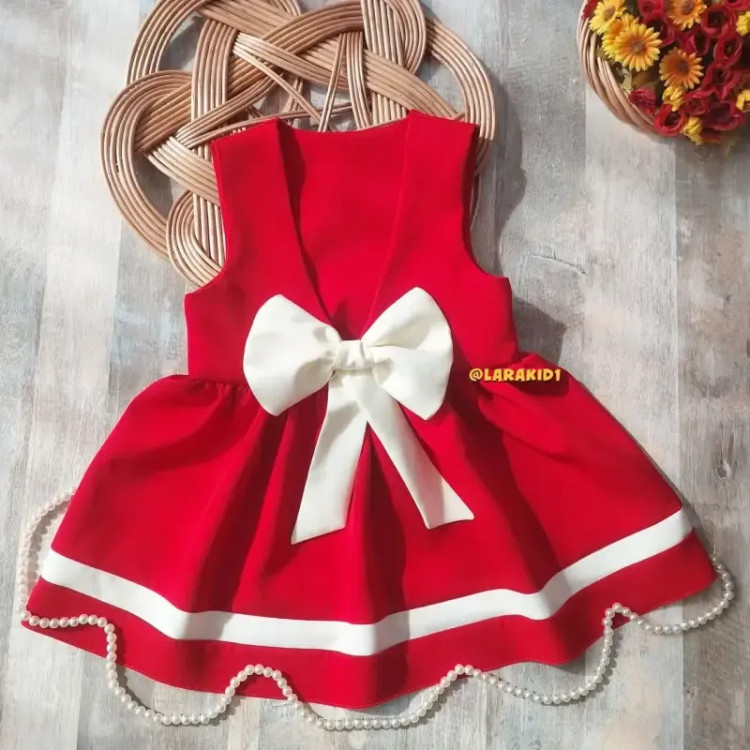 شومیز و سارافن دخترانه سایز دو