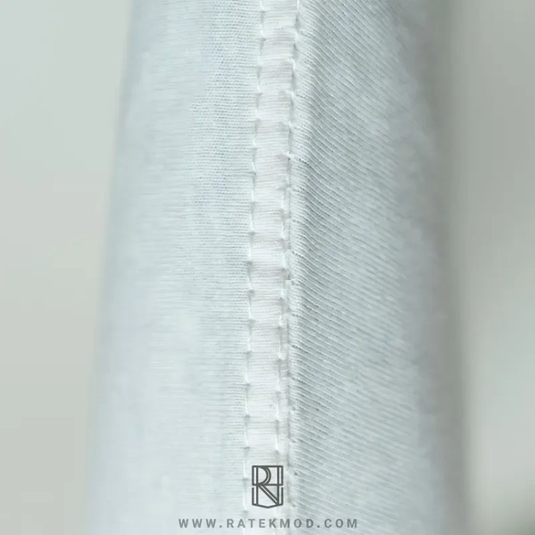 تیشرت باکسی ساده بیسیک سفید دونخ پنبه درجه یک سایز بزرگ و معمولی