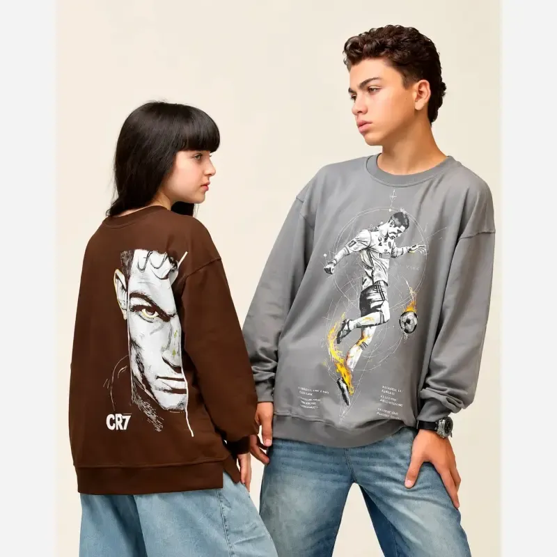 بلوز پاییزه بچگانه دورس لش طرح کریس رونالدو CR7