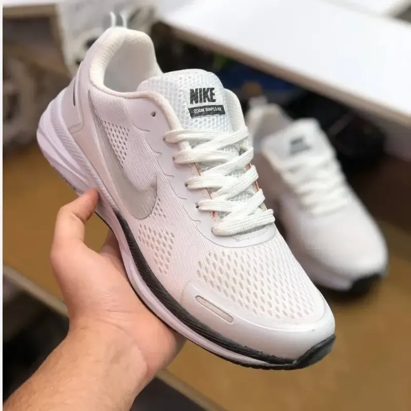 کفش نایک زوم ایکس مردانه رنگ سفید اسپیسر کرهای کفی طبی ایویا