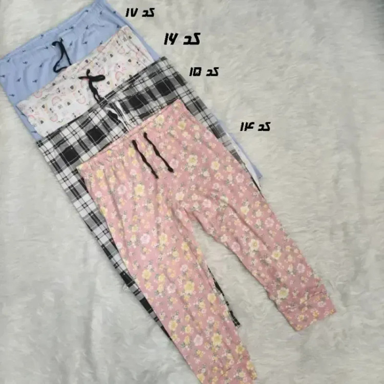 شلوارک زنانه طرحدار بنگلادشی پنبهای سایز L XL XXL تنخور شیک و راحت چهارفصل بدون آبرفت و رنگ رفت