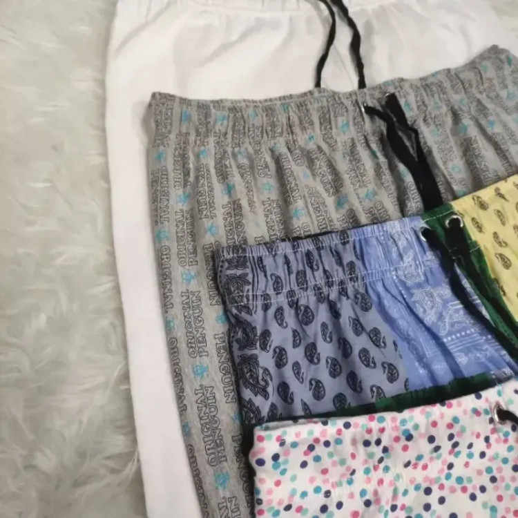 شلوارک زنانه طرحدار بنگلادشی پنبهای سایز L XL XXL تنخور شیک و راحت چهارفصل بدون آبرفت و رنگ رفت