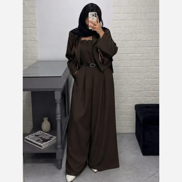 ست یقه دلبری سایز بزرگ مازراتی گرم بالا زنانه فری سایز 40 تا 48