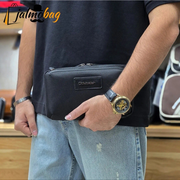کیف دوشی دستی اسپرت کلوین کلاین پارچه برزنتی آب گریز سه کاره